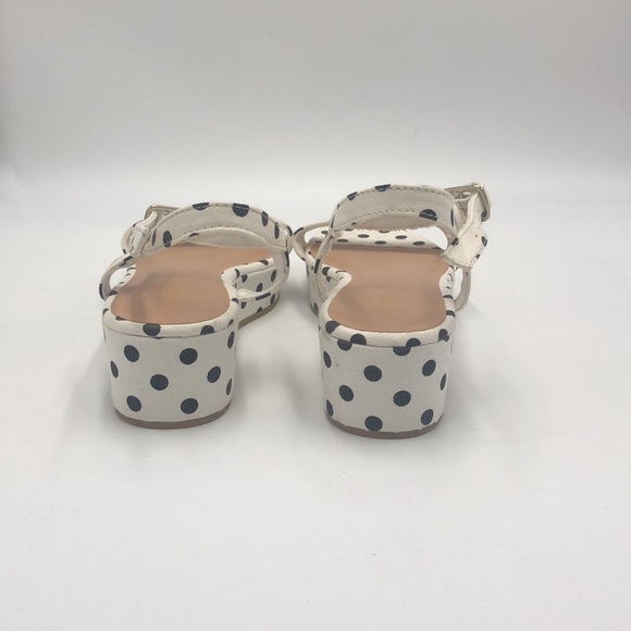 Old Navy Polka Dot Platform Sandals Size 8 - Picture 3 of 5